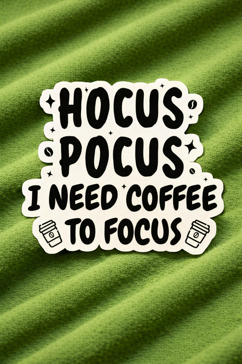 Hocus Pocus Coffee - Iron on Patch - Coffee