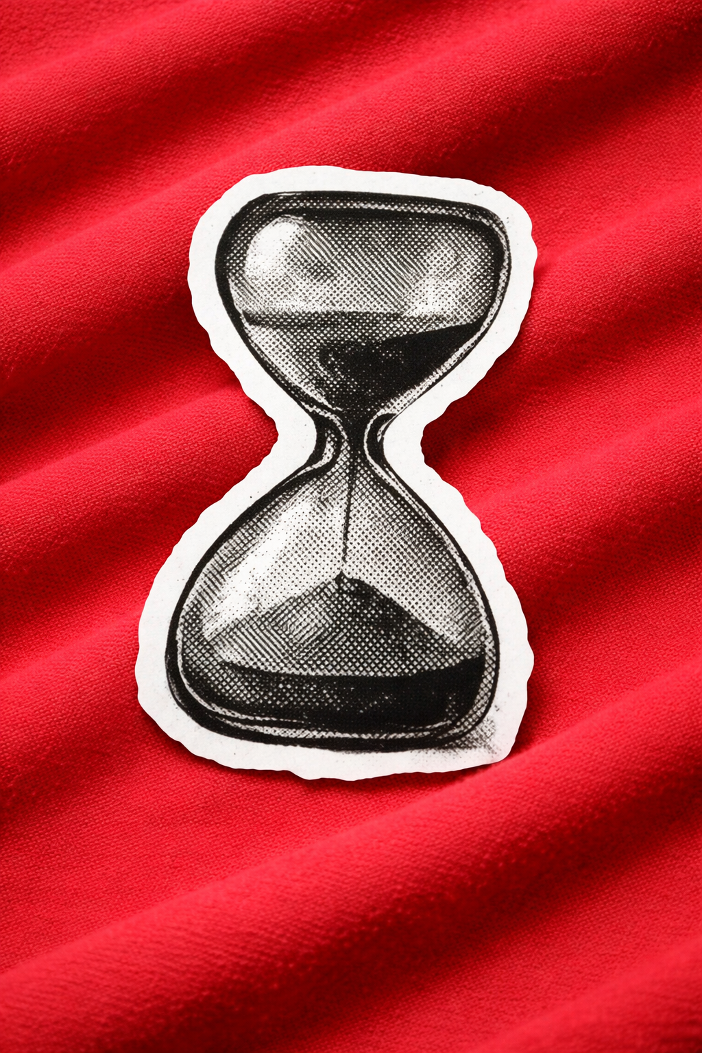 Hourglass – Iron on Patch – Nostalgia
