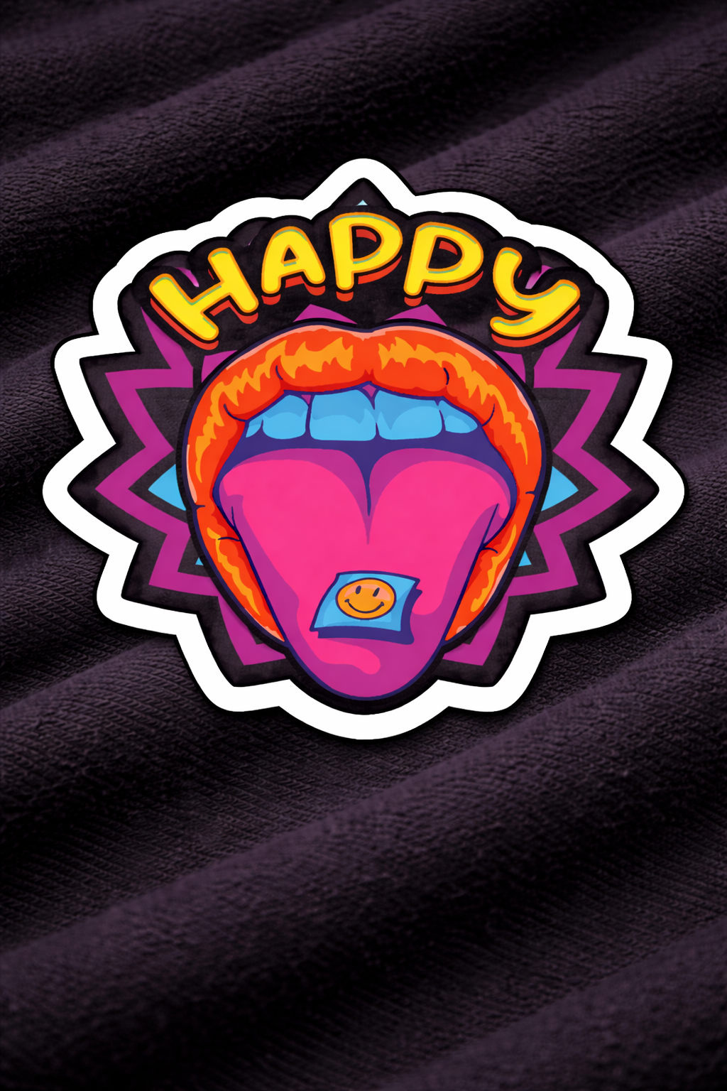 Joyful Vibes – Iron on patch – Psychedelic