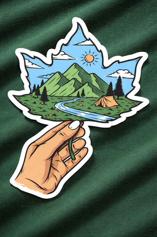 Leaf It to Adventure – Iron on patch – Travel Diaries