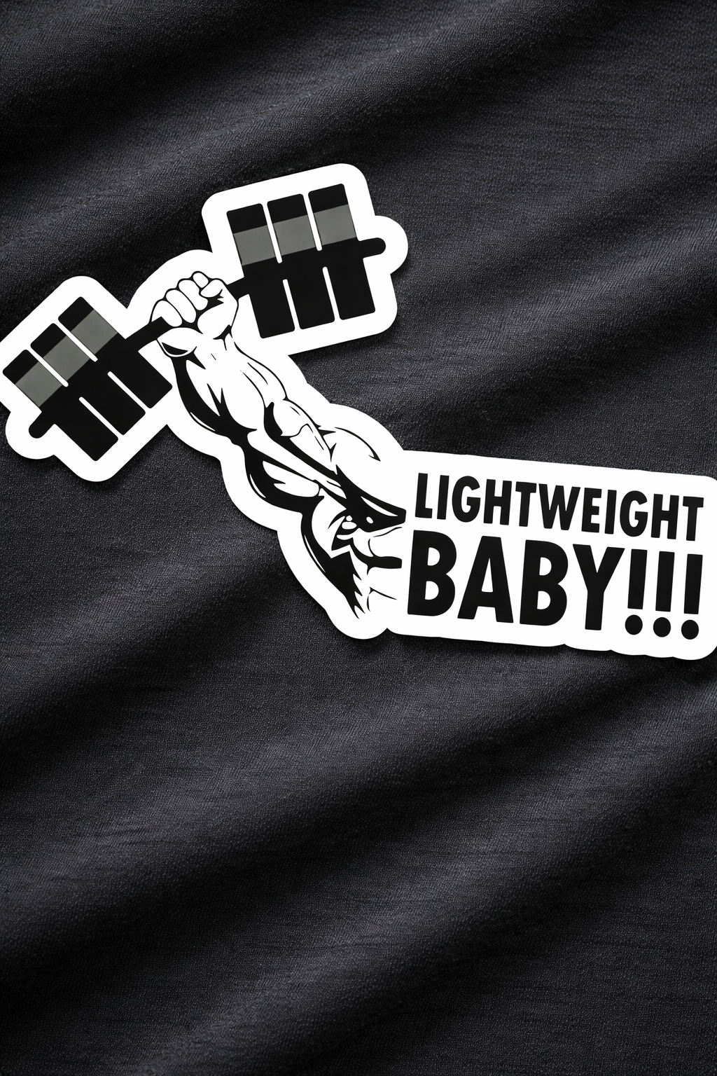 Lightweight - Iron on patch - GYM MODE