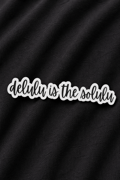 Lover Girl Delulu –  Iron on Patch – Delulu