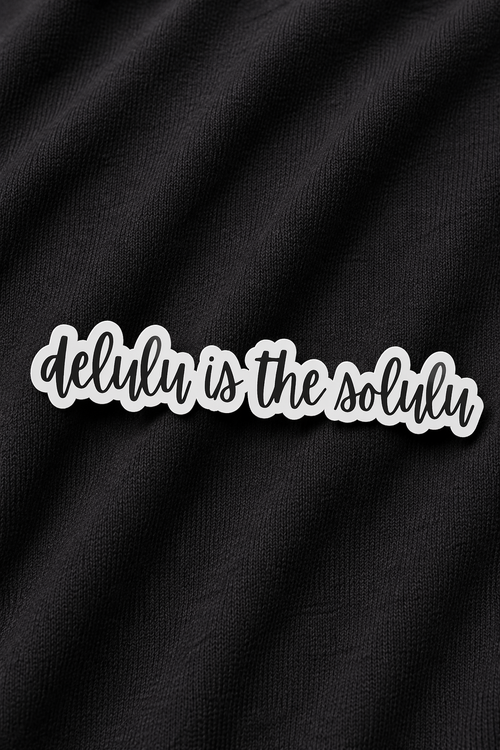 Lover Girl Delulu –  Iron on Patch – Delulu
