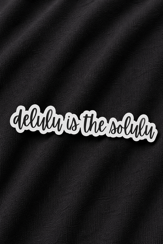 Lover Girl Delulu –  Iron on Patch – Delulu