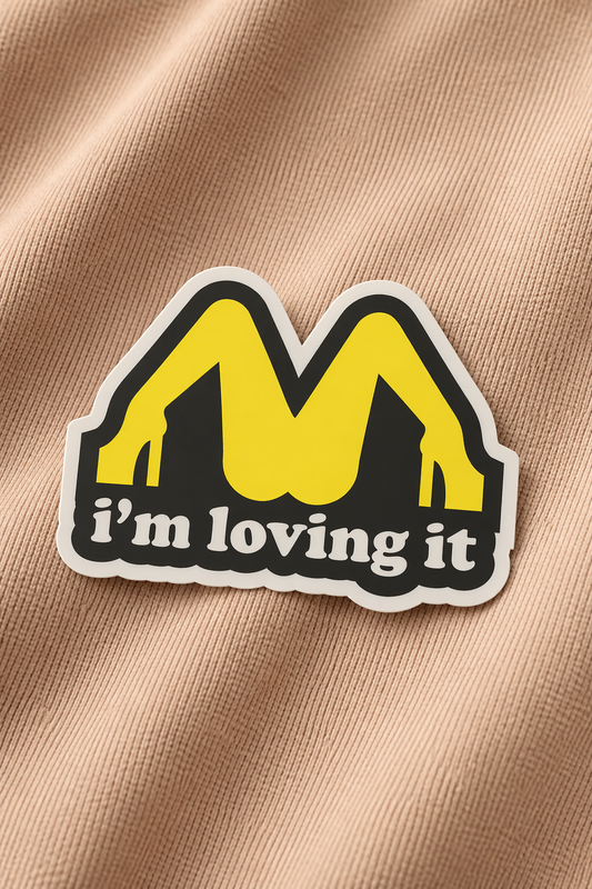 Loving it - Iron on patch - Witty Humor