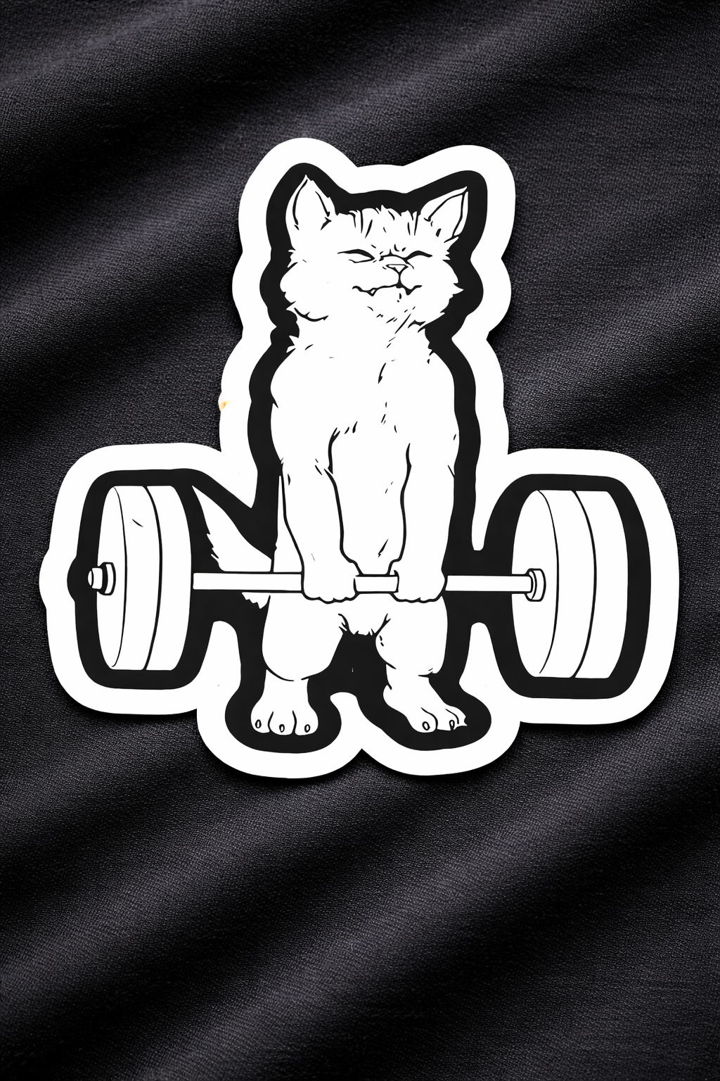Meow Gains - Iron on patch - GYM MODE