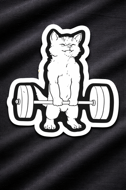 Meow Gains - Iron on patch - GYM MODE