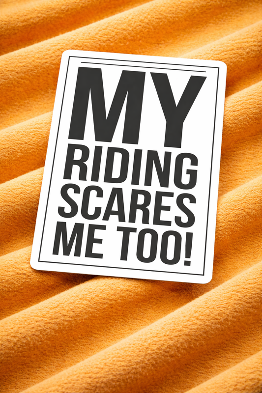 My Vibes Scare Me Too! – Iron on patch – Riding Lovers