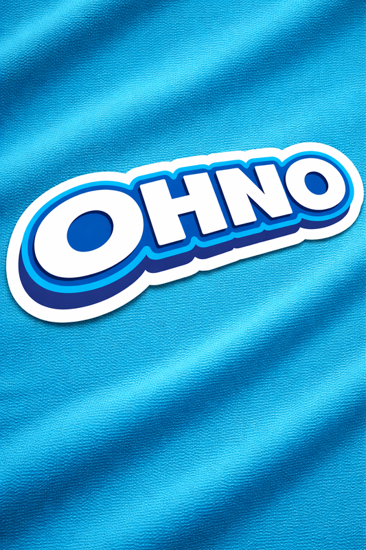 Ohno - Iron on patch - Witty Humor