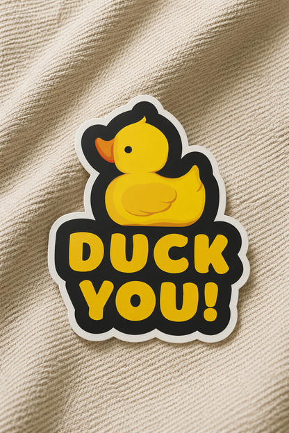 Quack Attack – Iron on patch – Witty Humor