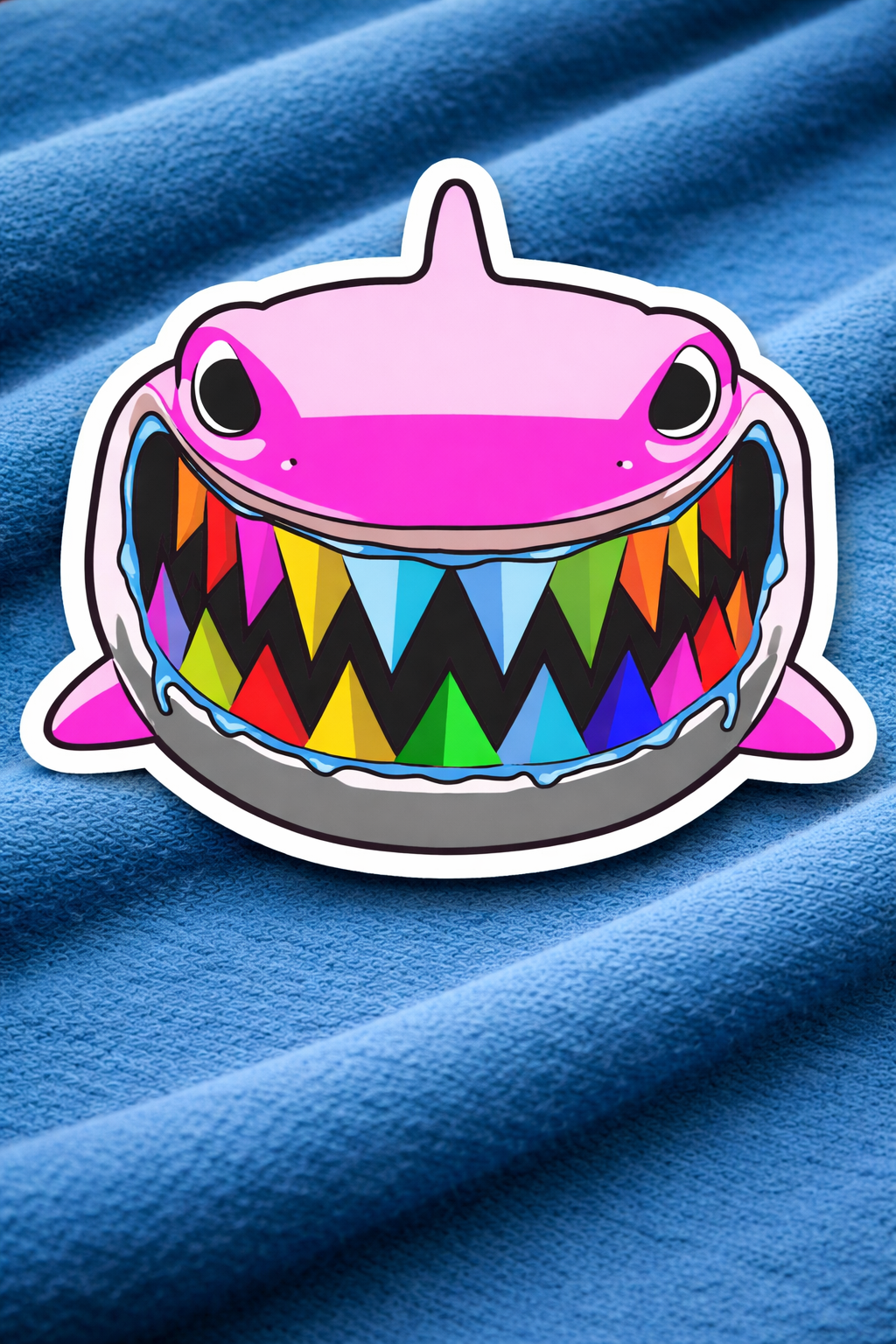 Rainbow Bite – Iron on patch – Psychedelic