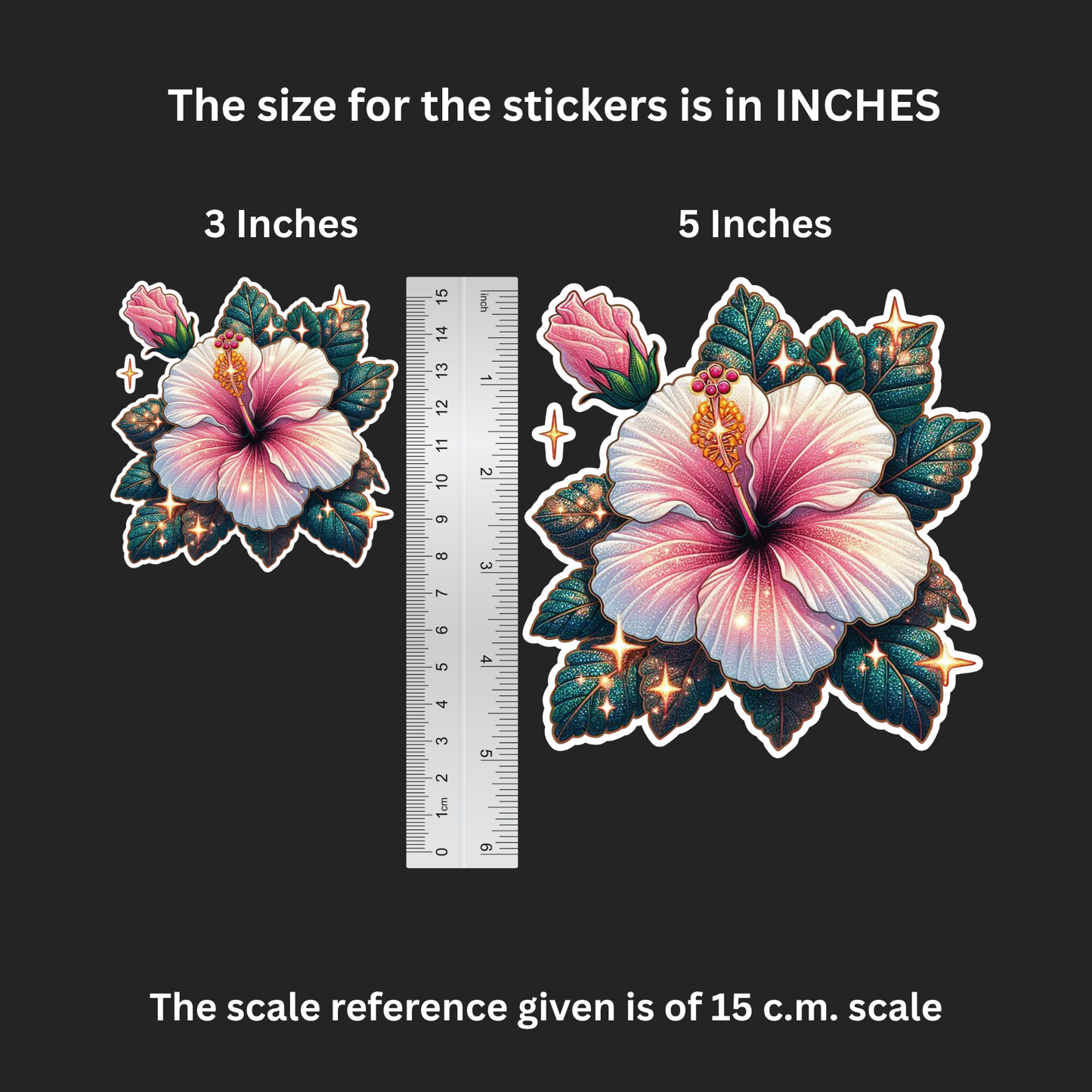 Glow Hibiscus – Iron on Patch - Wonder Bloom