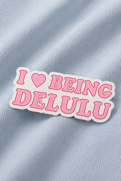 Romantic Delulu –  Iron on Patch – Delulu