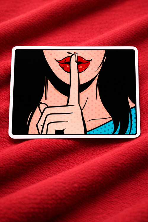 Shhh! – Iron on Patch – Girlie Pack