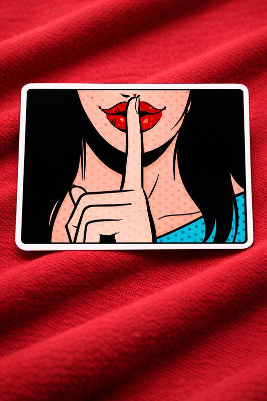 Shhh! – Iron on Patch – Girlie Pack
