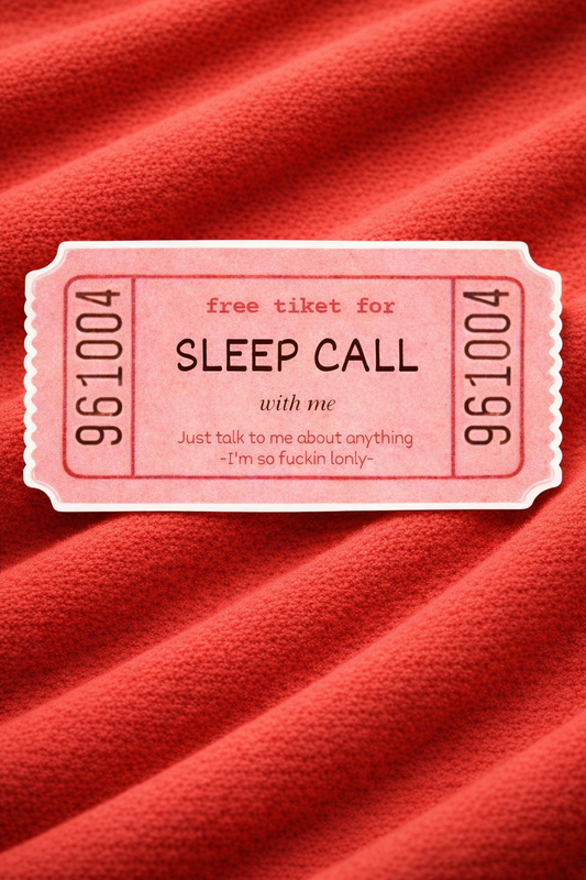 Sleep ticket – Iron on Patch – Emotional Rollercoaster