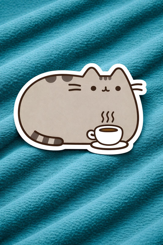 Smelling a Coffee - Iron on Patch - Coffee