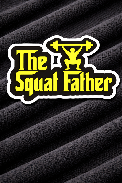Squat Father - Iron on Patch - GYM MODE