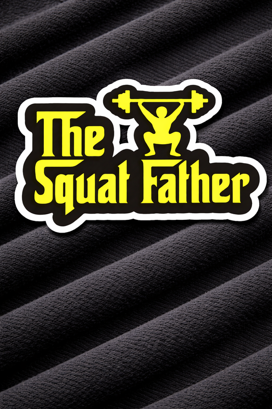 Squat Father - Iron on Patch - GYM MODE
