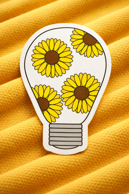 Sunflower Bulb – Iron on Patch - Wonder Bloom