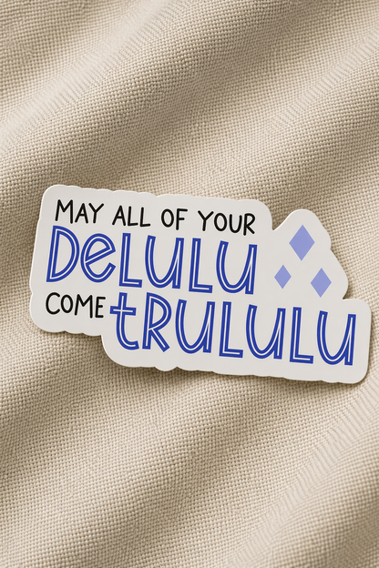 Trululu Delulu - Iron on Patch - Delulu