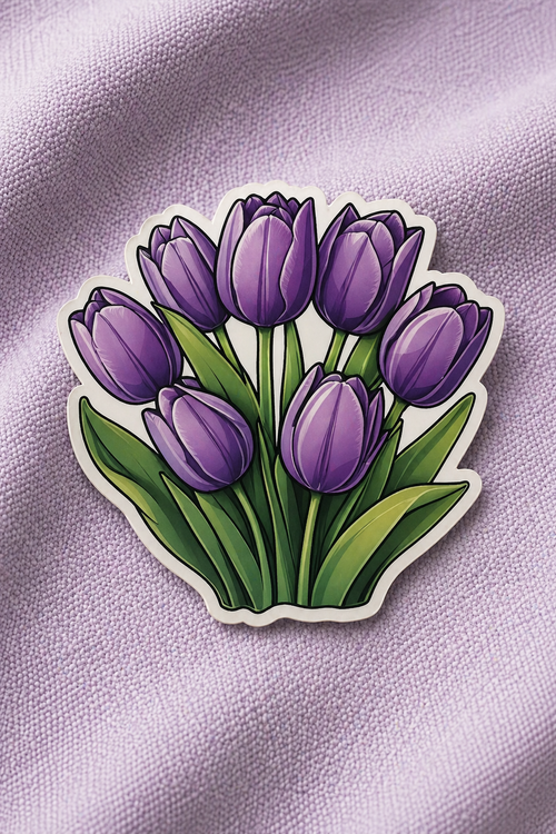 Tulip Tease – Iron on Patch – Wonder Bloom