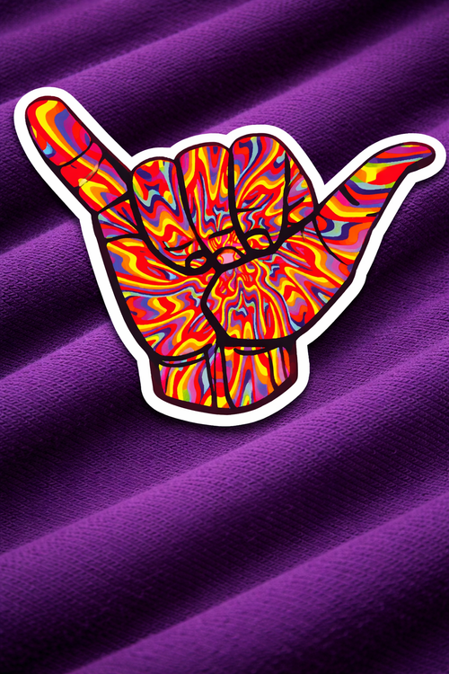 Vibrant Vibes – Iron on patch – Psychedelic
