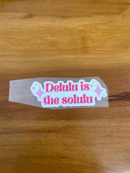 Delulu in Love –  Iron on Patch – Delulu
