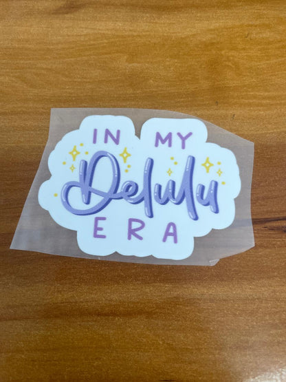 Delulu Era - Iron on Patch - Delulu