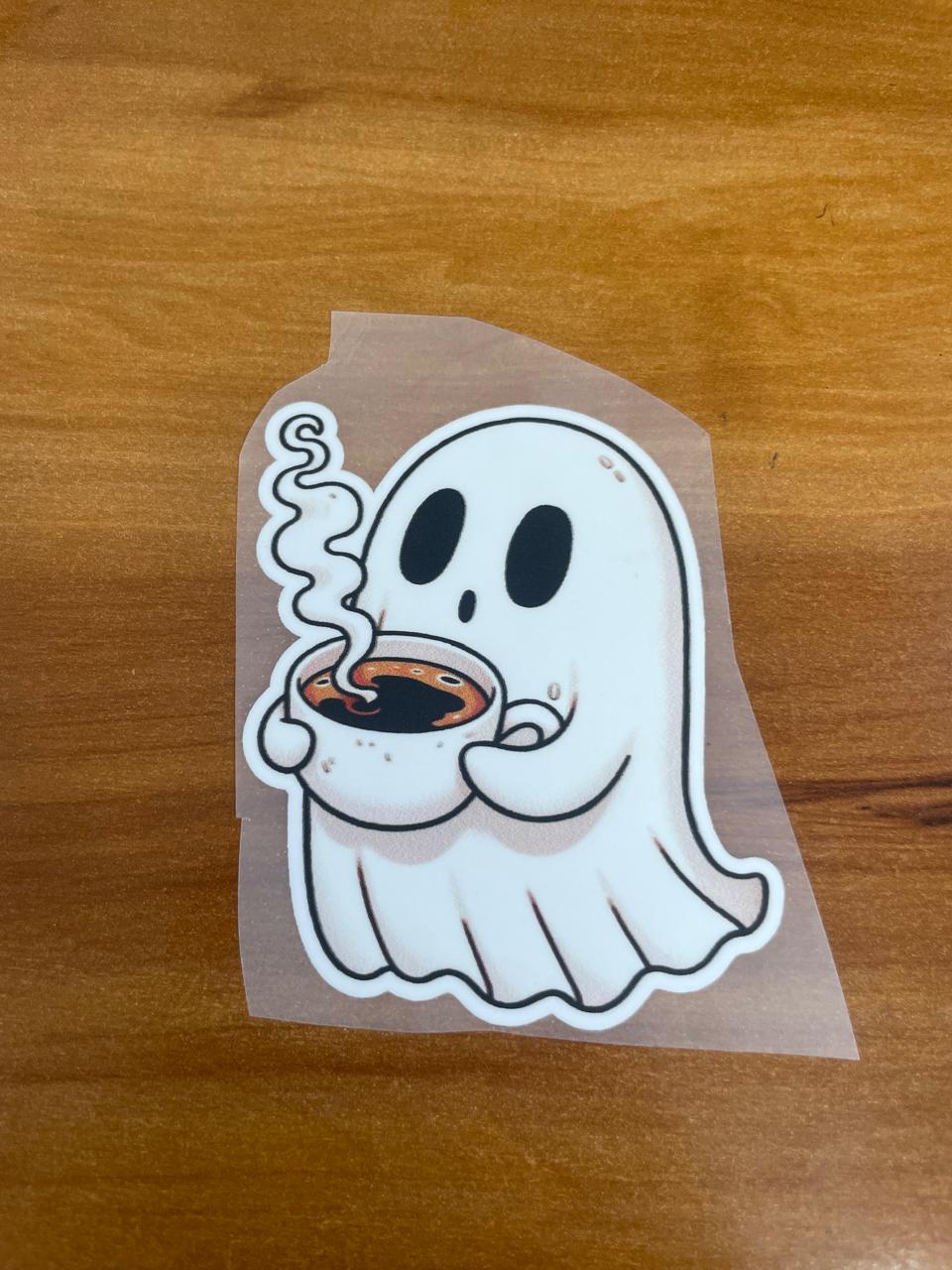Silent Coffee Vibes - Iron on Patch - Coffee