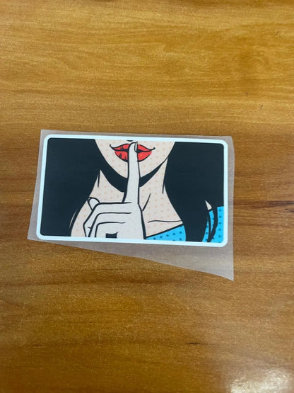 Shhh! – Iron on Patch – Girlie Pack