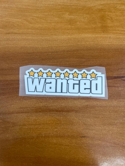 Wanted - Iron on patch - Gaming