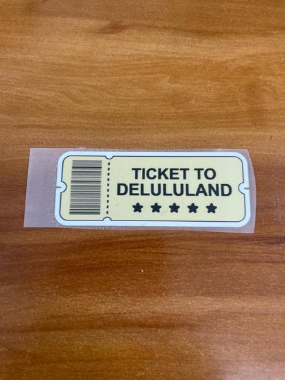 Delululand - Iron on Patch - Delulu