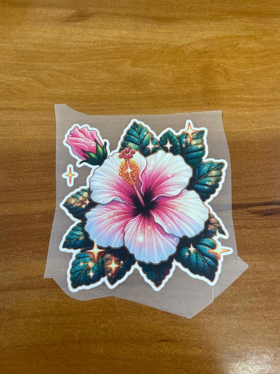 Glow Hibiscus – Iron on Patch - Wonder Bloom