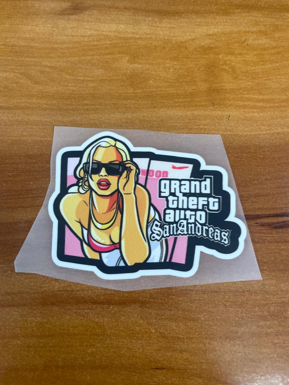 GTA Hottie - Iron on Patch - Gaming