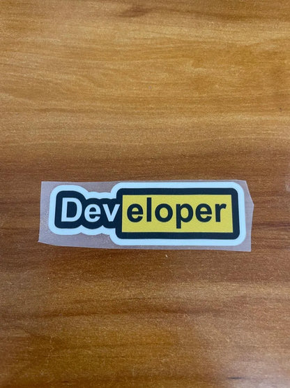 Developer - Iron stick patch - Tech Pack