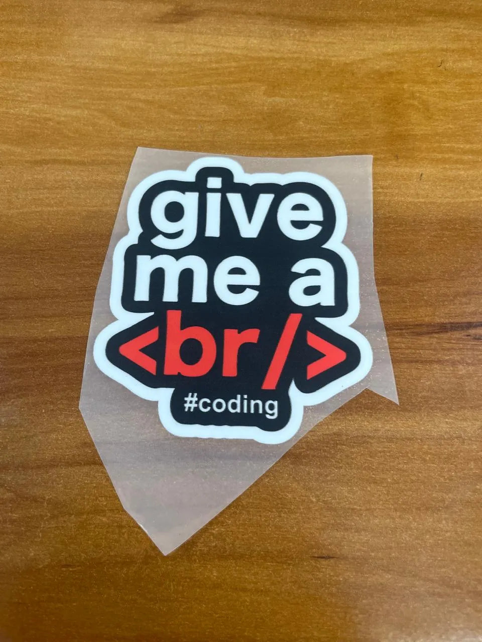 Break Coding - Iron stick patch - Tech Pack