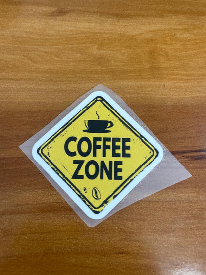 Coffee Zone - Iron on Patch - Coffee