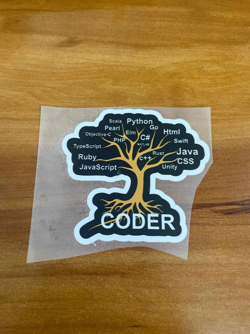Coder - Iron stick patch - Tech Pack