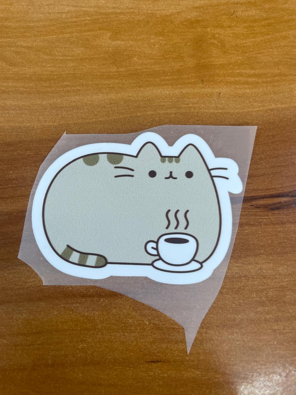 Smelling a Coffee - Iron on Patch - Coffee