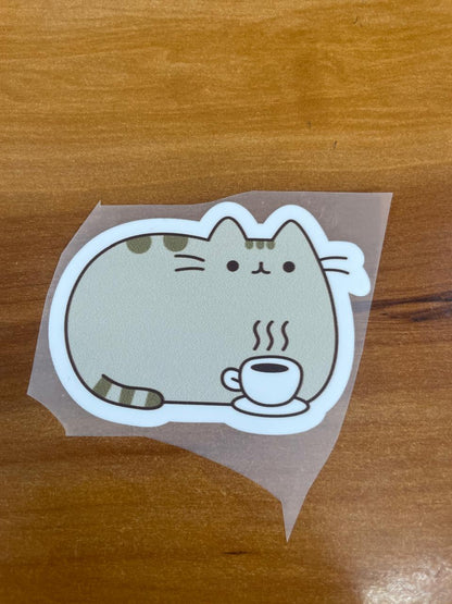 Smelling a Coffee - Iron on Patch - Coffee