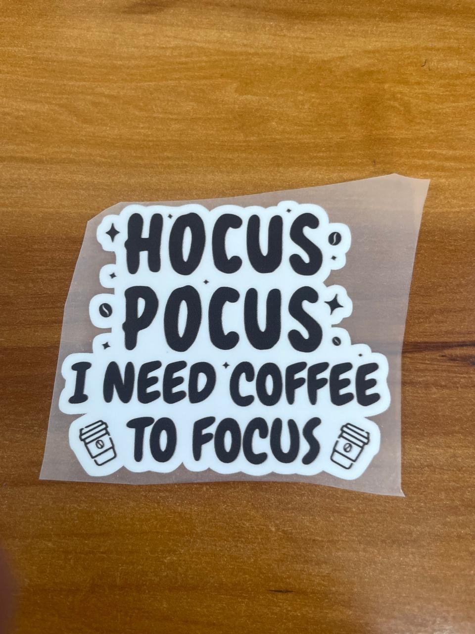 Hocus Pocus Coffee - Iron on Patch - Coffee